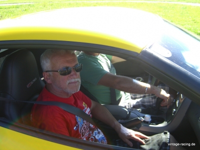 Bernd in der Corvette